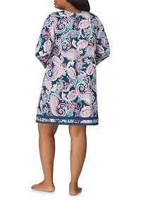 Plus Printed Nightgown