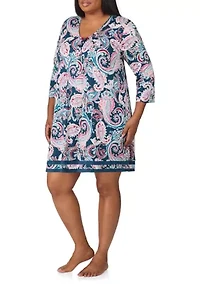 Plus Printed Nightgown