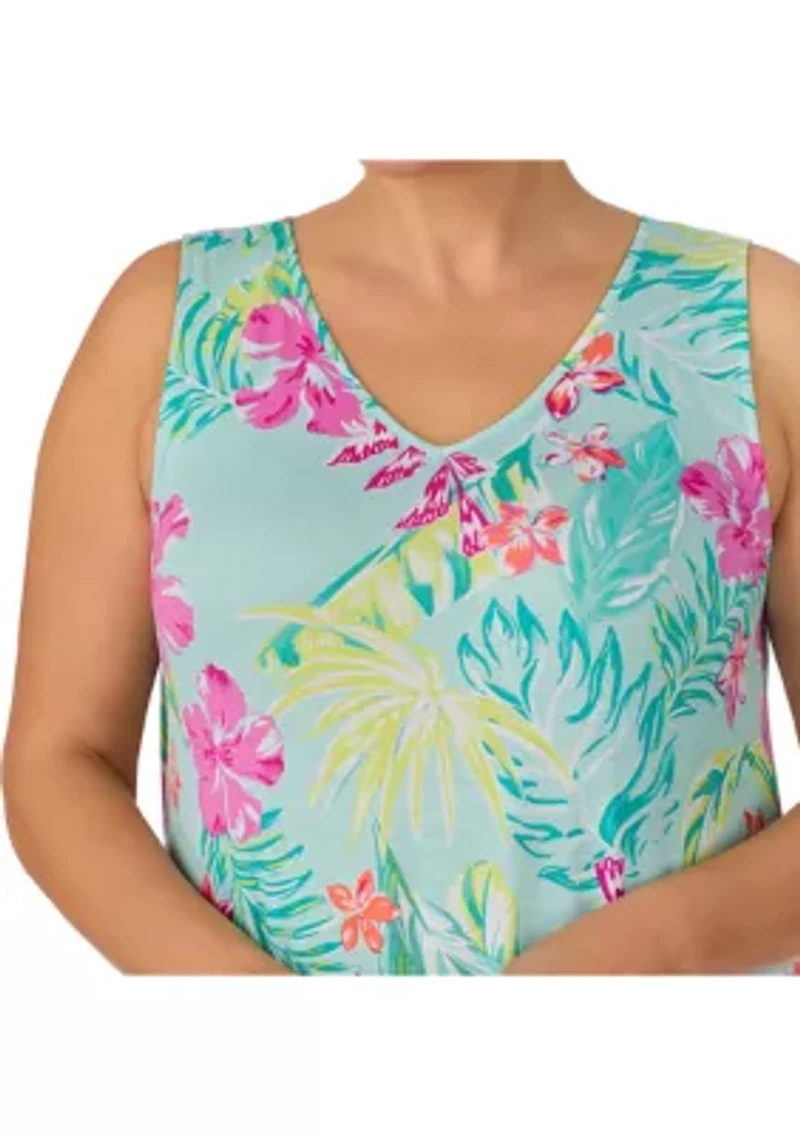 Plus Midi Gown with Soft Bra