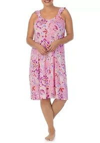 Plus Sleeveless Midi Gown