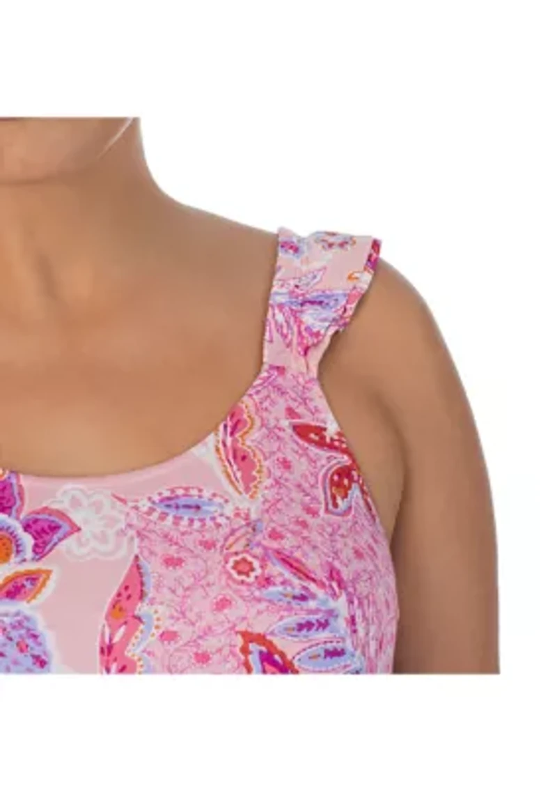 Plus Sleeveless Midi Gown