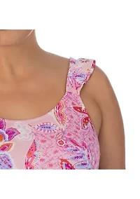 Plus Sleeveless Midi Gown