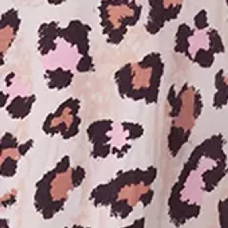Plus Printed Pajama Set