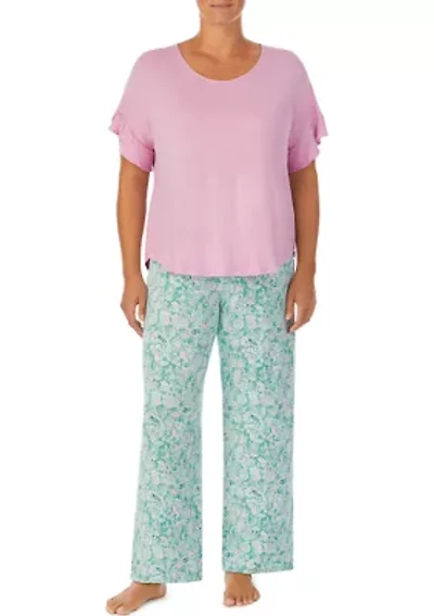 Plus Short Sleeve PJ Set