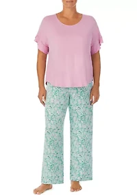 Plus Short Sleeve PJ Set
