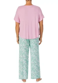 Plus Short Sleeve PJ Set