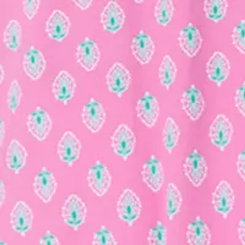 Plus Cropped Printed Pajama Set