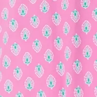 Plus Cropped Printed Pajama Set