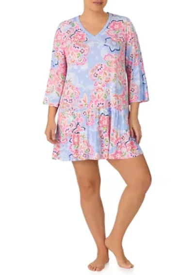 Plus Printed Nightgown