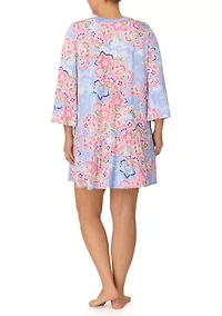 Plus Printed Nightgown