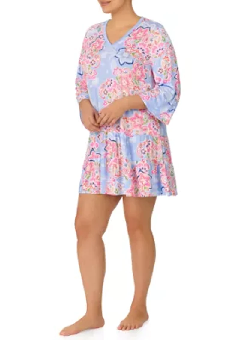 Plus Printed Nightgown