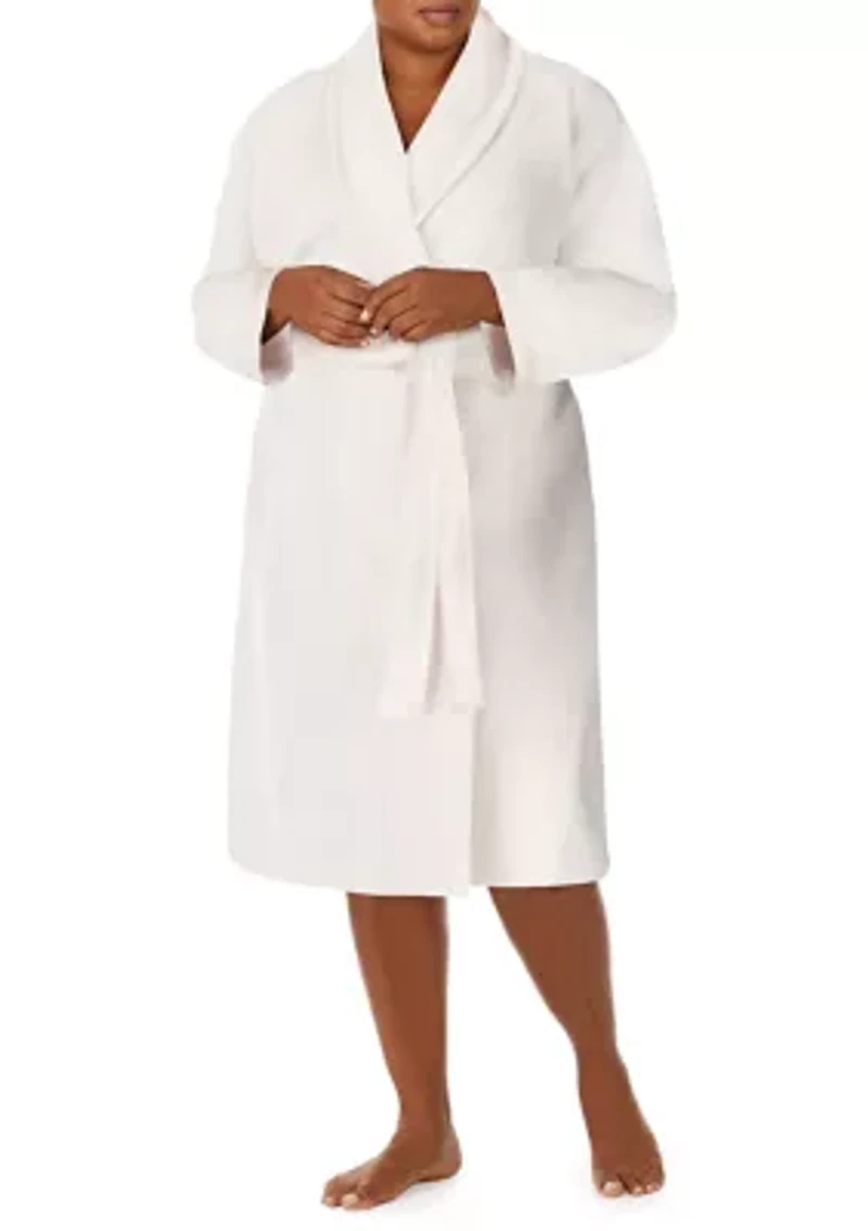 Plus Long Wrap Robe