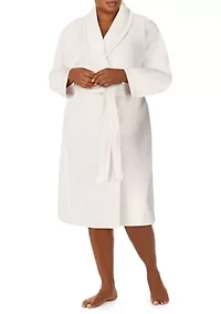 Plus Long Wrap Robe