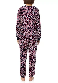 Long Sleeve Top and Joggers Pajama Set