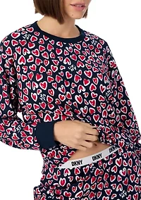 Long Sleeve Top and Joggers Pajama Set
