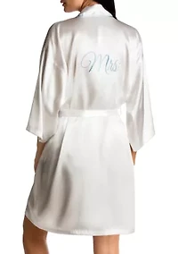 Bride 2 Piece Robe and Chemise Pajama Set
