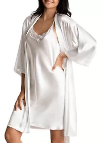 Bride 2 Piece Robe and Chemise Pajama Set