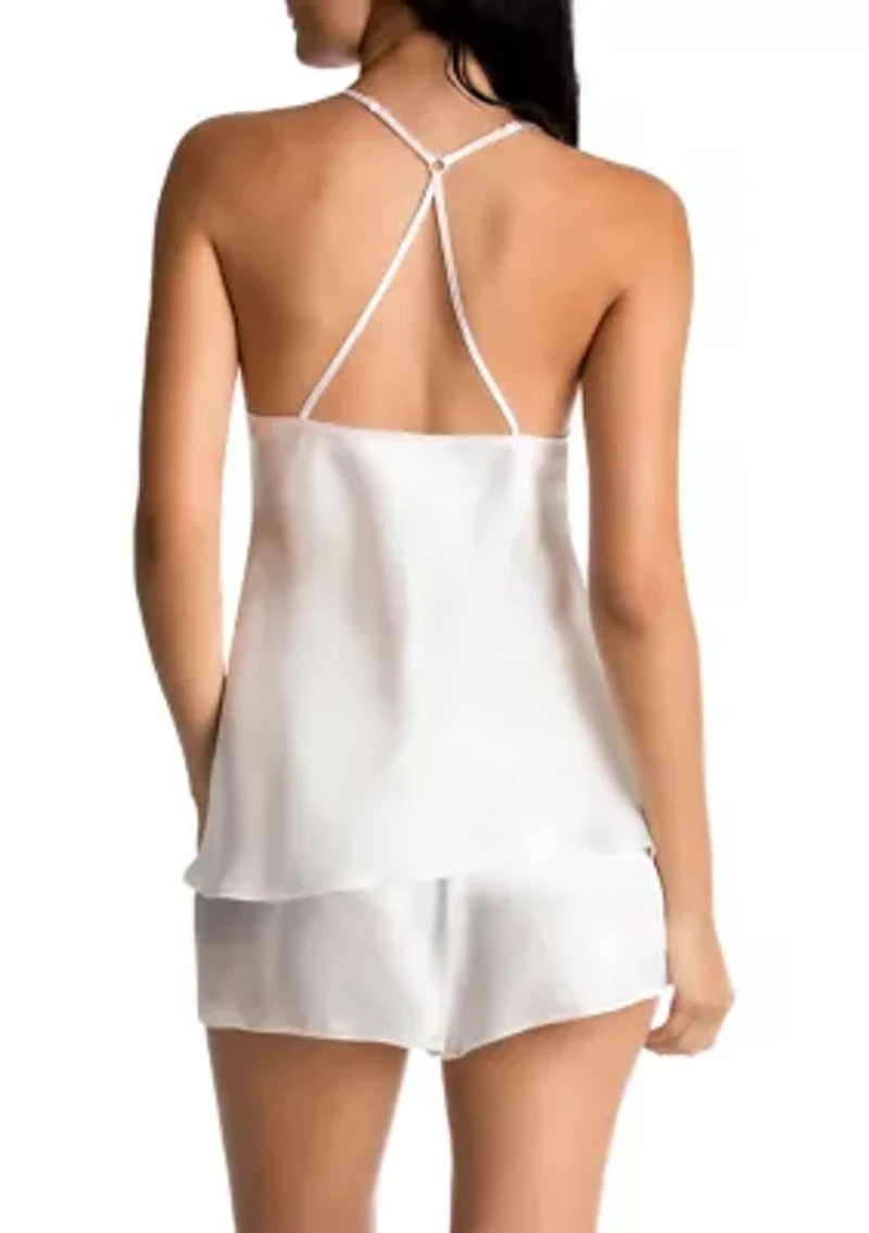 Women's Bride 3 Piece Robe and Shorts Set