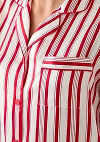 Women's Festive Satin Pajama Set