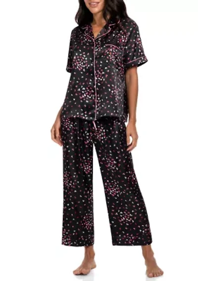 Hearts Galore Notch Pajama Set