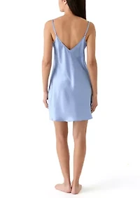 Sleeveless Satin Chemise