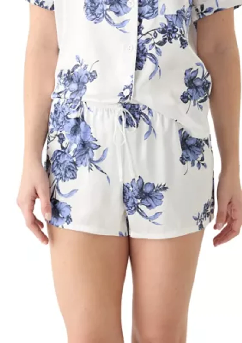 Floral  Satin Pajama Set