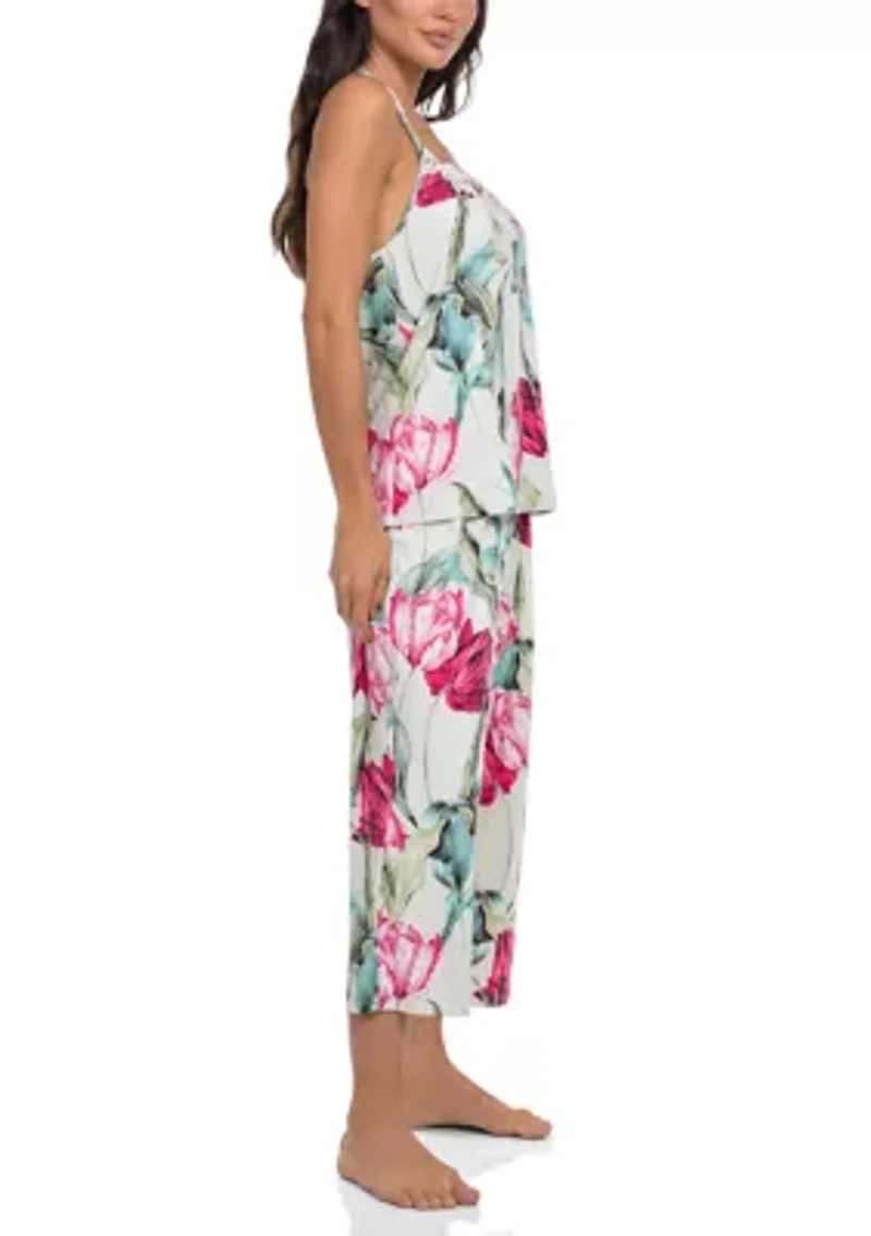 Women's Tulip Garden 2 Piece Pajama Set