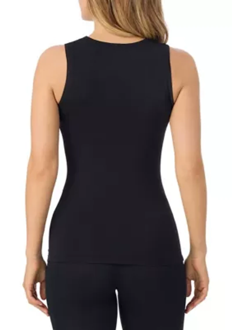 Women's Softwear With Stretch Lace Crew Neck Tank