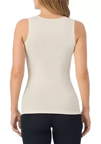 Women's Softwear With Stretch Lace Crew Neck Tank