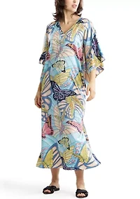 Women's Papillon Butterfly Caftan Top