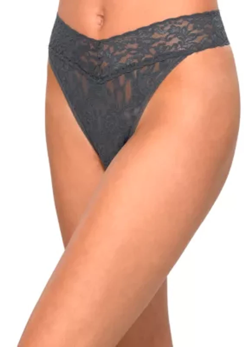 Signature Lace Original Rise Thong