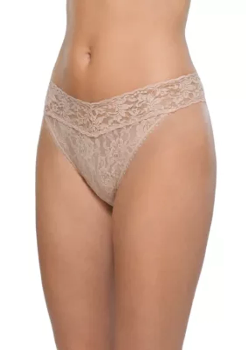 Signature Lace Original Rise Thong