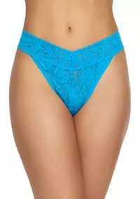 Signature Lace Original Rise Thong