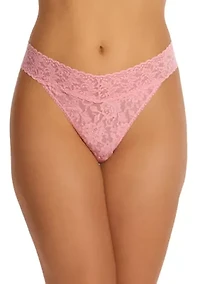 Signature Lace Original Rise Thong