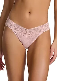 Signature Lace Original Rise Thong
