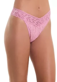 Signature Lace Original Rise Thong