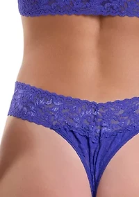 Signature Lace Original Rise Thong