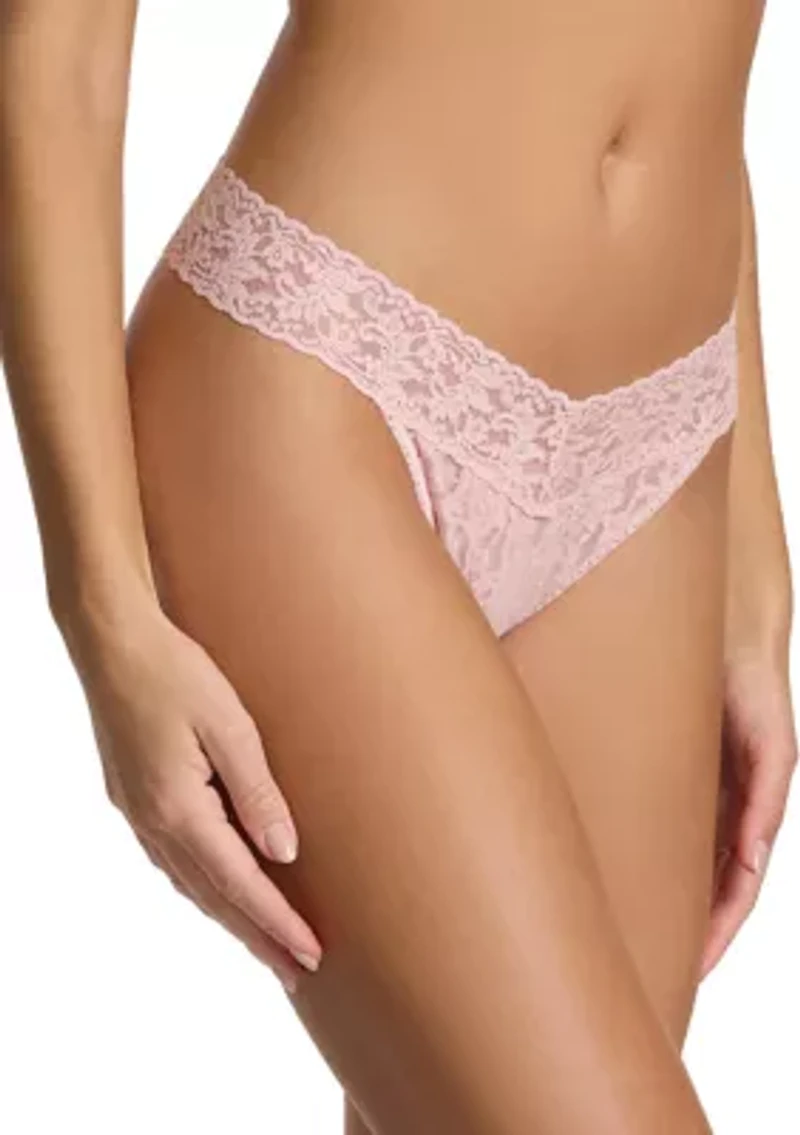 Signature Lace Original Rise Thong