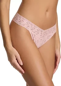 Signature Lace Original Rise Thong
