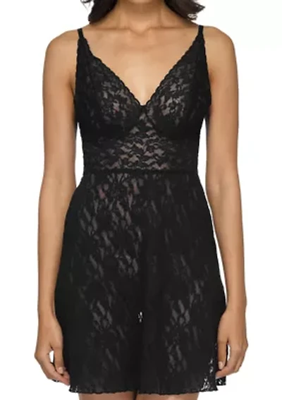 Retro Lace Plunge Chemise