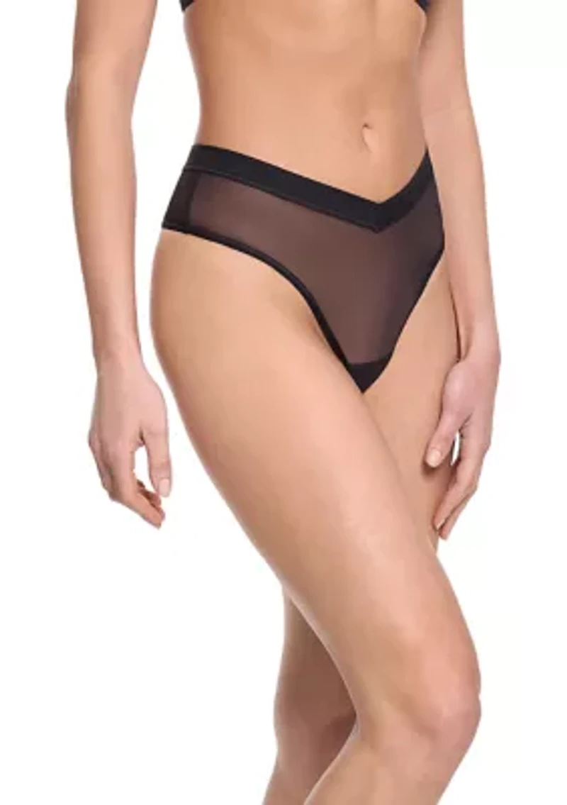 Hanky Panky Mesh V-Front Thong