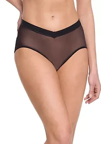 Mesh V-French Brief Panty