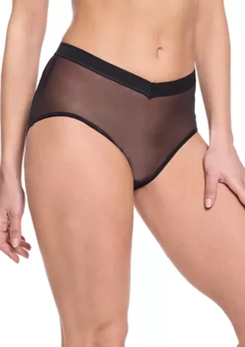 Mesh V-French Brief Panty