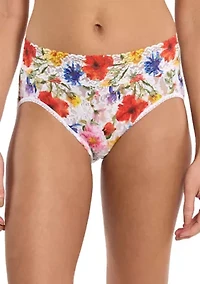 Signature Lace French Printed Brief Panty