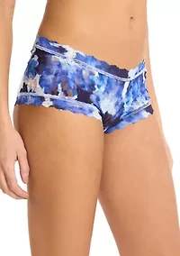 Printed Signature Lace Boyshorts