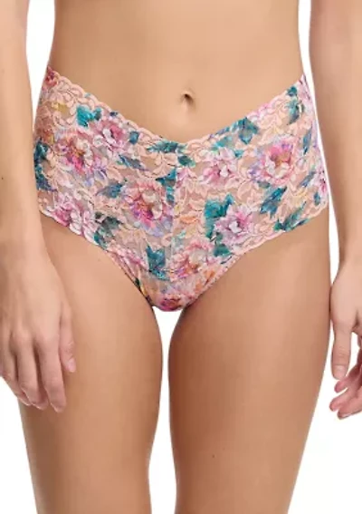 Retro High Grove Garden Thong
