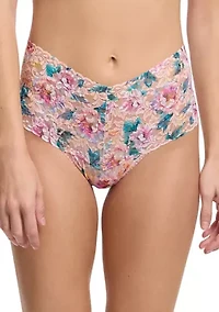 Retro High Grove Garden Thong