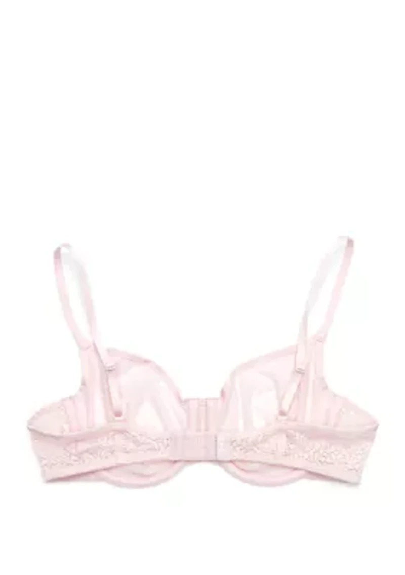 Modern Lace Unlined Demi Bra - DK4019