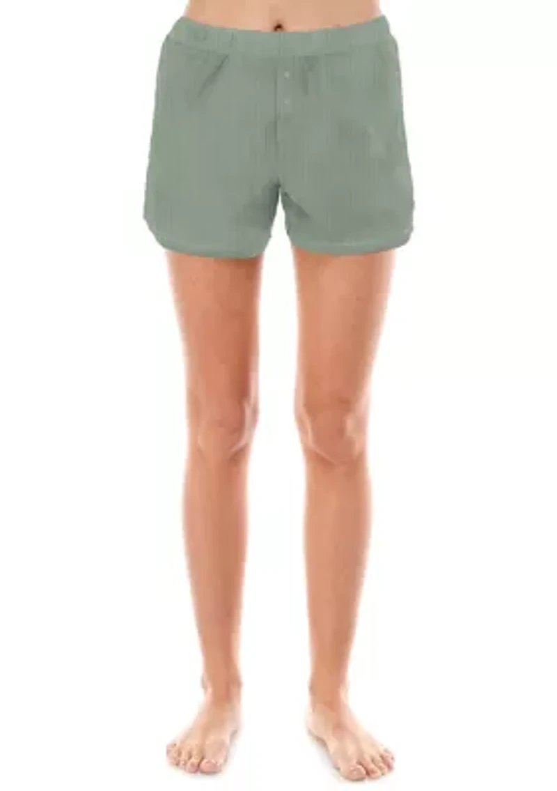 Women's 2-Pack Velour Boxer Bottoms