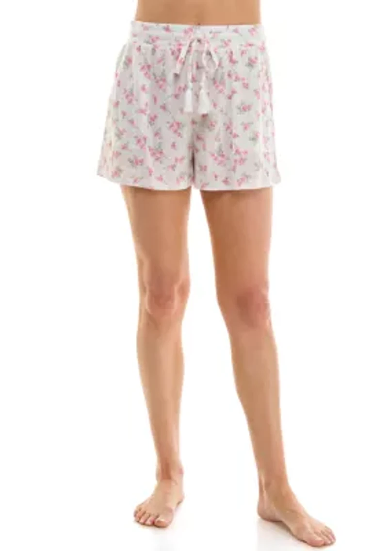 Two Piece Knit Boxer Pajama Set
